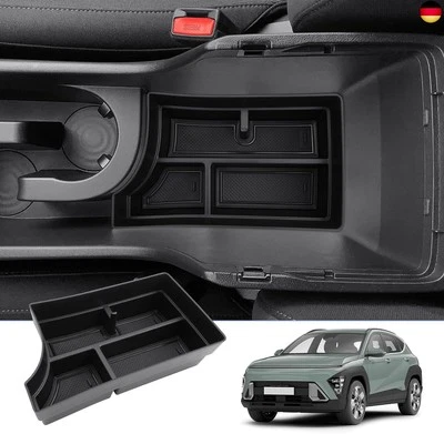 BIXUAN für Kona SX2 2024 Aufbewahrungsbox mit Rutschfester Matte Ablagefach  - Bild 1 von 4