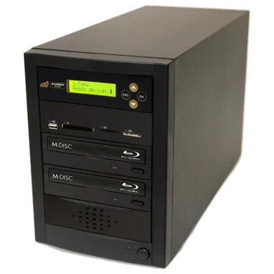 ACUMEN Media Mirror 1 to 1 Duplicator - Flash (SD CF USB) to Blu-Ray Disc copy - Image 1 of 4