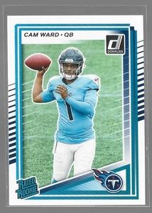 Tarjeta de novato Panini Donruss Cam Ward 2025 con clasificación 🏈Tennessee Titans🏈 - Imagen 1 de 2