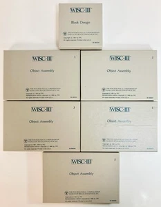 WISC-III Wechsler Intelligence Scale for Children IQ Test Kit~Object Assembly…. - Picture 1 of 8