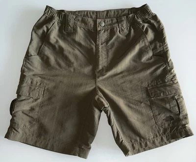 Pantalones Cortos Carga Senderismo The North Face Verde Ejército Talla Mediana Entrepierna 10” Exterior Foto 1 de 4