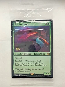 MTG Final Fantasy Tifa Lockhart Foil Prerelease Stamped Promo Sealed - Picture 1 of 2