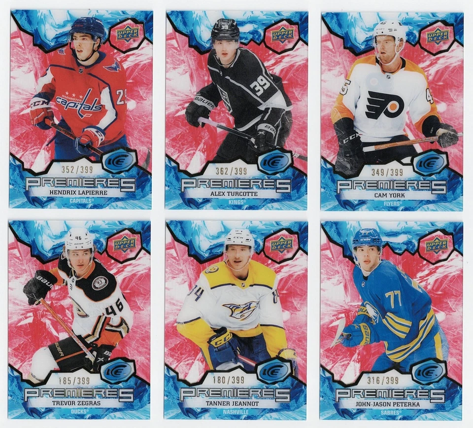 2021-22 Upper Deck Ice Premieres Rookie Red #/399 RC Pick From List - Image 1 of 1