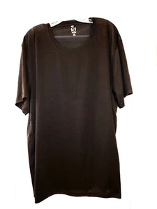 New Ideology Men's XXL Black Training Rapid Dry Flex Mesh Short Sleeve Tee #21 - Picture 1 of 6