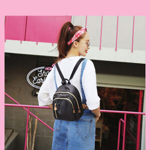 Women Ladies Small Mini Fashion School Backpack Travel Shoulder Bag Rucksack SW