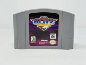 N64 NFL Blitz 2000 Videospiel nur Cartridge Nintendo 64 Midway Football funktioniert - Bild 1 von 5