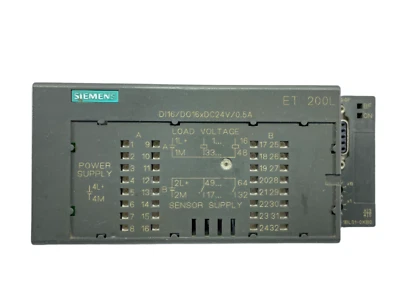 SIEMENS SIMATIC S7 ET 200 L 6ES7 133-1BL01-0XB0 DI16 DO16XDC24/0.5A PLC Module - Image 1 of 4