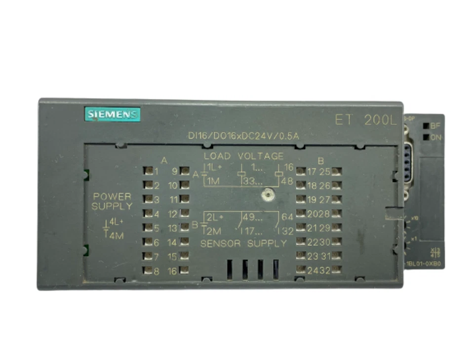 SIEMENS SIMATIC S7 ET 200 L 6ES7 133-1BL01-0XB0 DI16 DO16XDC24/0.5A PLC Module - Image 1 of 4