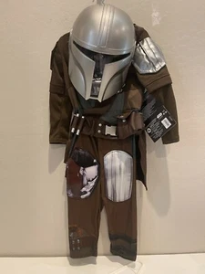 NWT Disney Store Star Wars The Mandalorian Costume Outfit Set Boys SZ 3 - Picture 1 of 2