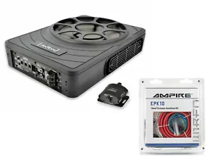 👀 🚗 AXTON ATB25P Flat-Aktivsubwoofer 25 cm Untersitzbass inkl. Power-Kit 10mm² - Bild 1 von 2