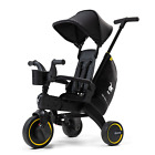 Liki Trike S3, Midnight Edition - 5-In-1 Compact, Foldable Tricycle - Suitable f