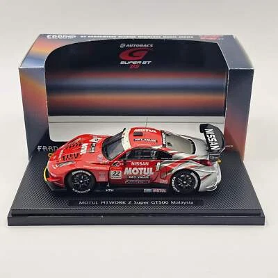 EBBRO Nissan Z #22 Motul Pitwork Super GT GT500 2005 Malaysia 1/43 Scale - Image 1 of 4