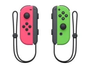 Nintendo Switch Joy-Con (L/R) - Rosa neon/verde neon nuovo - Foto 1 di 1