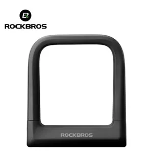 Rockbros Bike Anti-theft Silicone U-Lock Motor High-Strength Alloy Steel Lock - Picture 1 of 10