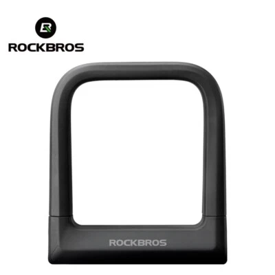Rockbros Bike Anti-theft Silicone U-Lock Motor High-Strength Alloy Steel Lock - Image 1 of 4