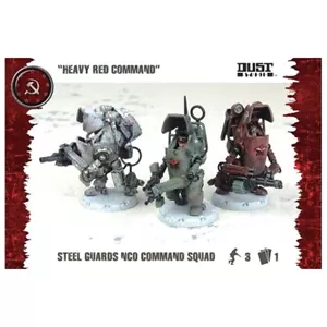 Dust Tactics DT057 SSU Steel Guard NCO Command Squad Miniatures Figures NEW - Picture 1 of 2