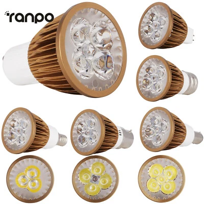 Dimmable LED Spotlight Bulbs GU10 MR16 E27 E14 GU5.3 B15 White Lamp 110V 220V RK - Image 1 of 4