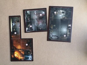 DOUBLE SIDED TILES LOT   /RESIDENT EVIL 3 STEAMFORGED   G232 - Imagen 1 de 2