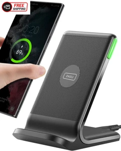 INIU Wireless Charger, 15W Qi Certified Fast Charging Station, Wireless Charging - Picture 1 of 12