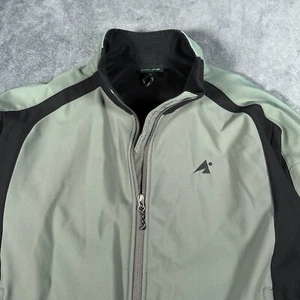 EMS Eastern Mountain Sports Jacket Mens Extra Large Green Black Soft Shell Hike - Picture 1 of 12
