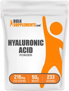 BulkSupplements Hyaluronsäure Pulver - Lebensmittelqualität - wasserlöslich - Bild 1 von 18