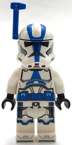 Lego New Clone Trooper Officer 501st Legion Minifig White Arms Blue Rangefinder - Picture 1 of 1