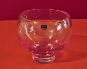 Caithness Bowl Pink Swirl Decorative Signed Vintage - Picture 1 of 10