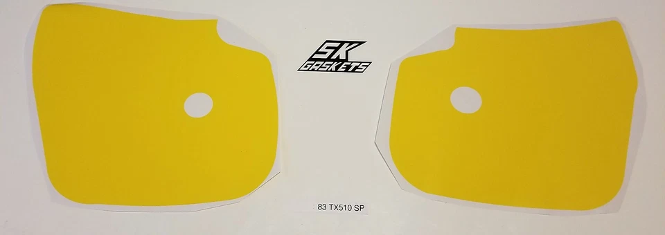 83 1983 Husqvarna TX510 matrícula fondo calcomanía pegatina Foto 1 de 1