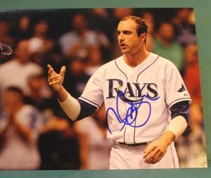 BALDELLI, ROCCO T.B. FOTO FIRMADA POR ENTRENADOR DE PRIMERA BASE RAYS 2015--2018 - Imagen 1 de 1