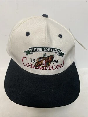 Nuevo de Lote Antiguo 1996 Seattle Supersonics Campeones de la Conferencia Oeste Snapback Sombrero Foto 1 de 4
