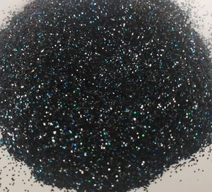 Black Ocean Waves Holographic Metal Flake Glitter .015 Automotive Crafting - Picture 1 of 10