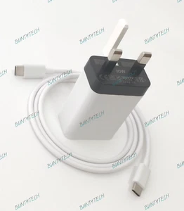 Genuine Google Pixel 2 / 3 / 4 / 5 / 6 30W Fast Charge Adapter & USB-C Cable - Picture 1 of 4
