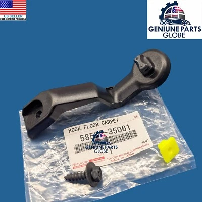 GENUINO TOYOTA 07-10 FJ CRUISER EXTERIOR DELANTERO PISO ALFOMBRA GANCHO + TORNILLO + OJAL Foto 1 de 3