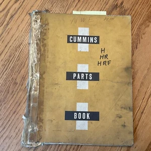 Cummins H HR HRF ENGINE PARTS MANUAL CATALOG BOOK DIESEL GUIDE LIST FORM #966785 - Picture 1 of 3