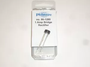 PHILMORE 86-1280 RADDRIZZATORE A PONTE ONDA COMPLETA 1AMP 50V PIV - Foto 1 di 1