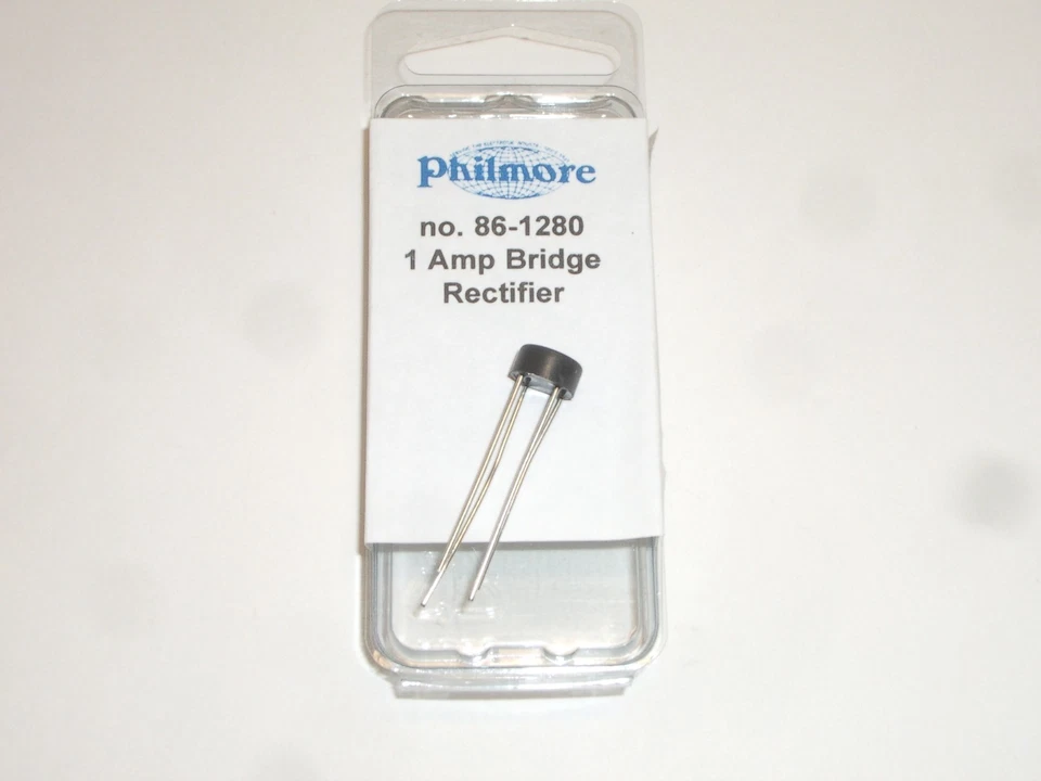 RECTIFICADOR PUENTE ONDA COMPLETA PHILMORE 86-1280 1AMP 50V PIV Foto 1 de 1
