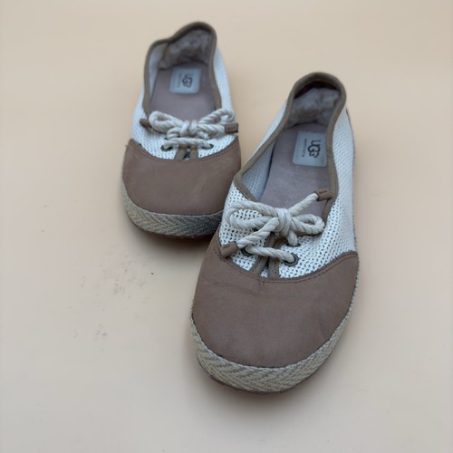 Nuove ballerine espadrillas UGG® Australia Syleste colore naturale 8 donna estive