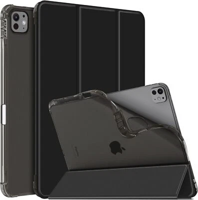 SlimShell Case for iPad Pro 11-inch M4 2024 Soft TPU Stand Back Case Wake/ Sleep - Image 1 of 4