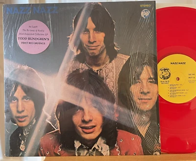 Nazz Nazz Vinyl LP Todd Rundgren Rhino RNLP 110 Red Vinyl Shrink Not Wrong Long - Image 1 of 4