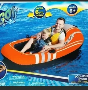 Bestway Schlauchboot Kondor 2000 mit eingebauten Ruderschleusen 6Ft lang Poolschlauch - Bild 1 von 1