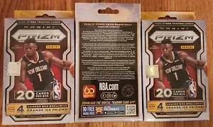 2020-21 Panini Prizm NBA Basketball - Hanger Box - ORANGE ICE - Factory Sealed - Picture 1 of 1