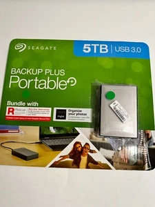 Seagate Backup Plus Portable 5TB 3.0 External Hard Drive - Distressed packaging - Afbeelding 1 van 3