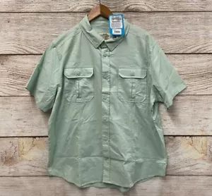 Camicia da pesca Reel Life uomo taglia XL beachcomber performance bottoni davanti nuova - Foto 1 di 4