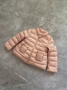 Raro piumino Moncler bambino ragazza giubbino leggero rosa puffer - Foto 1 di 17