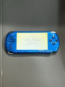 Consola Sony PSP-3000 azul vibrante solo probada funcionando Japón PlayStation - Imagen 1 de 21