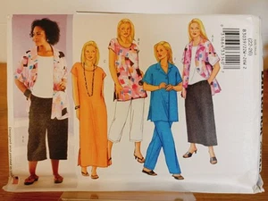 Butterick 3039 Size 22 - 26 Fast & Easy Dress Shirt Skirt & Pants Sewing Pattern - Picture 1 of 8