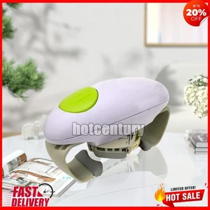 One Touch Automatic Electric Jar Lid Opener Binaural One-Key Can Opener (green) - Picture 1 of 12