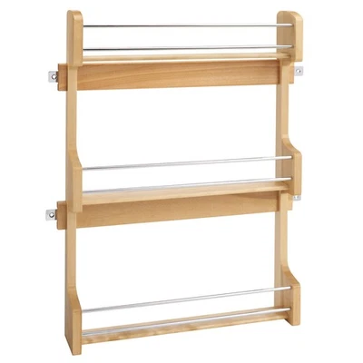 Rev-A-Shelf 21" Kitchen Cabinet Door Mounted 3-Shelf Storage Spice Rack, 4SR-21 - Image 1 of 4