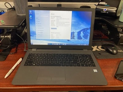HP 250 G6 Notebook PC Core i5-7200u @ 2.50GHz 8GB RAM SN: CND8377YLQ - Image 1 of 4