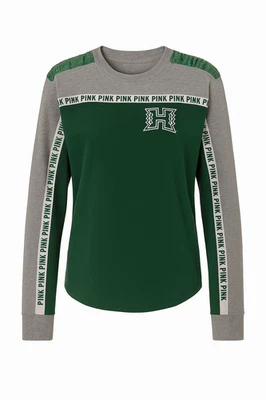 Victorias Secret PINK Longsleeve Shirt XS University Hawaii College Spiritwear - Image 1 of 4